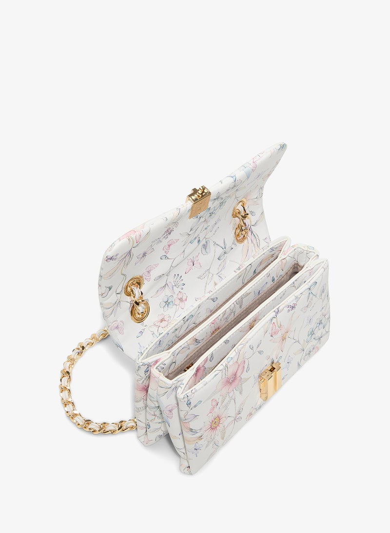 الدو أليسيميني حقيبة كروس بودي بغطاء قلاب - Image 5